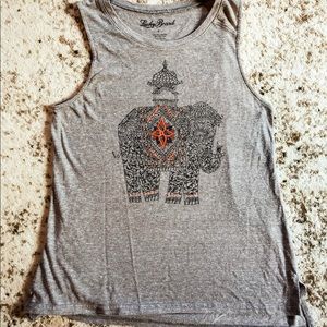 Lucky Brand Elephant Muscle Tee